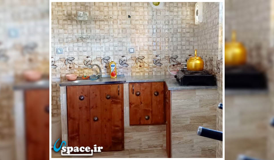 آشپزخانه کلبه توت اقامتگاه بوم گردی یاقوت - بهشهر - روستای التپه