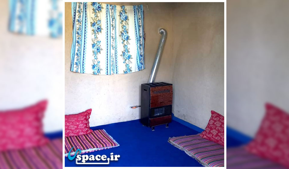 نمای داخلی کلبه آغوز اقامتگاه بوم گردی یاقوت - بهشهر - روستای التپه
